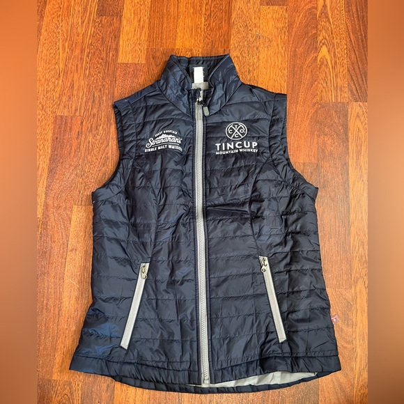 Charles River Apparel Quilted Navy Women’s Vest - Picture 1 of 4